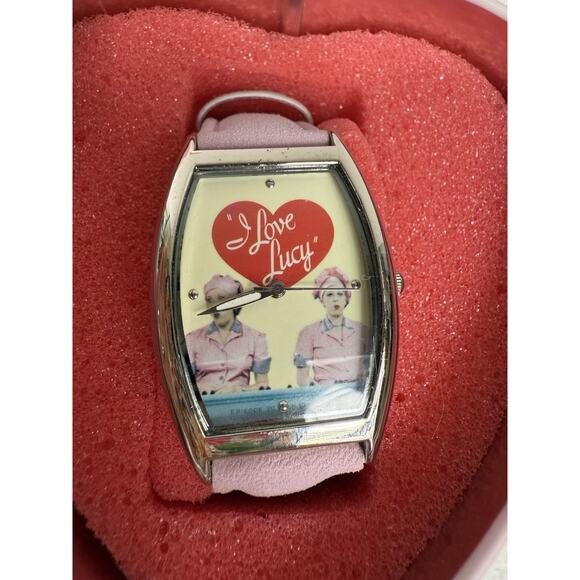 2005 I Love Lucy Wrist Watch In Chocolate Factory Tin New In Box needs‎ battery - Picture 4 of 6